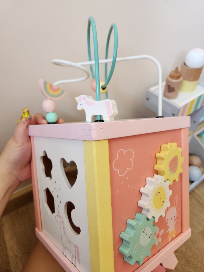 Kmart sorting activity cube, Babies & Kids, Infant Playtime on Carousell