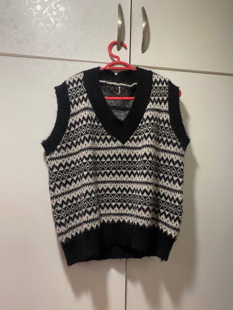 ボタニカルキャンドル バラ かすみ草 RANDEBOO silhouette knit vest