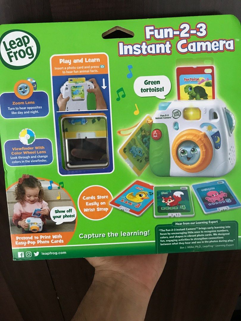  LeapFrog Fun-2-3 Instant Camera, Multicolor : Toys & Games