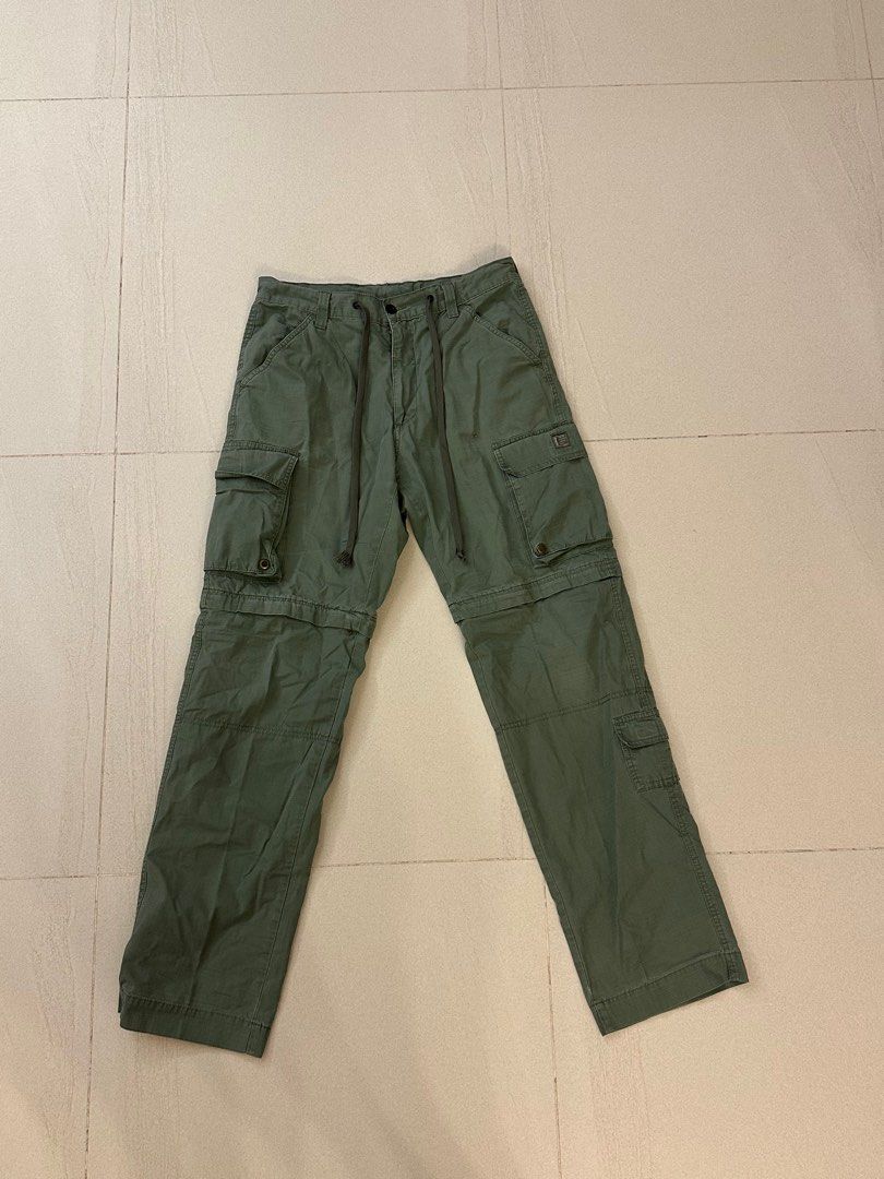 Lee Cooper Sage Green Baggy Tactical Cargo Pants Men s Fashion