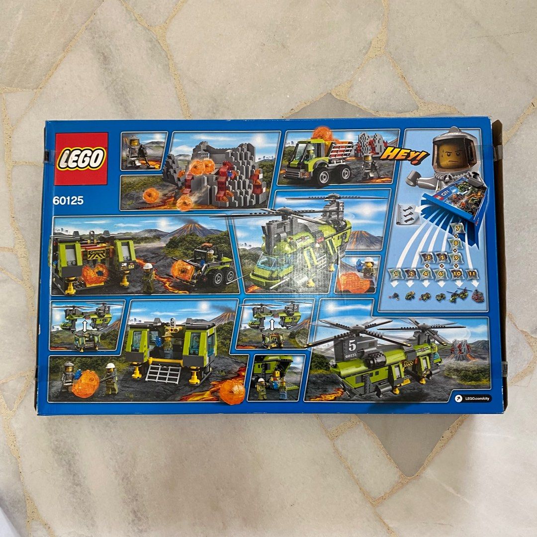 Lego 60125 City Volcano Heavy-Lift Helicopter, Hobbies & Toys, Toys ...