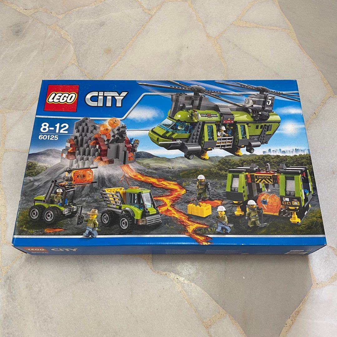Lego city volcano heavy lift helicopter top