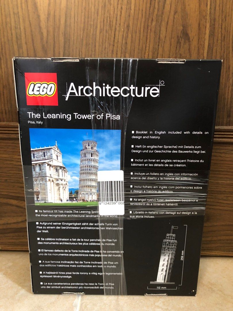 配送員設置 LEGO Architecture 21015 ピサの斜塔 知育玩具 - www