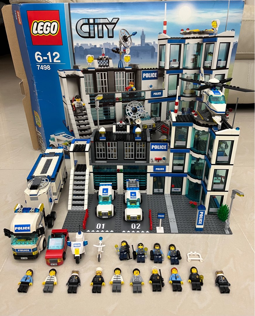 Lego City Police 7498 + 7741 + 7288 + 850617, 興趣及遊戲, 玩具 