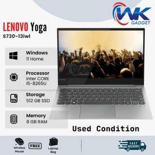 LENOVO Yoga S730-13iwl, Intel(R) Core(TM) i5-8265U, 8GB 512GB SSD