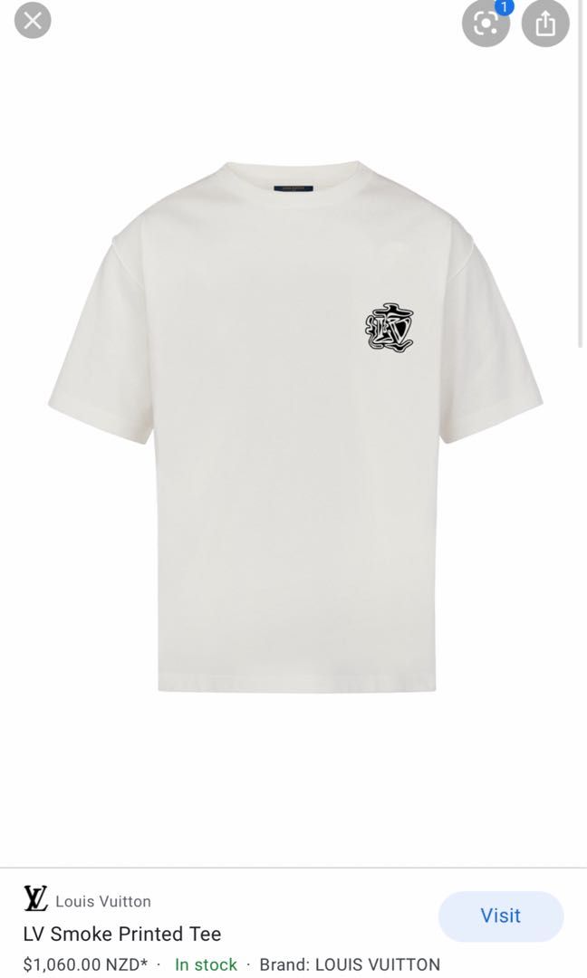 LV Smoke Printed Tee