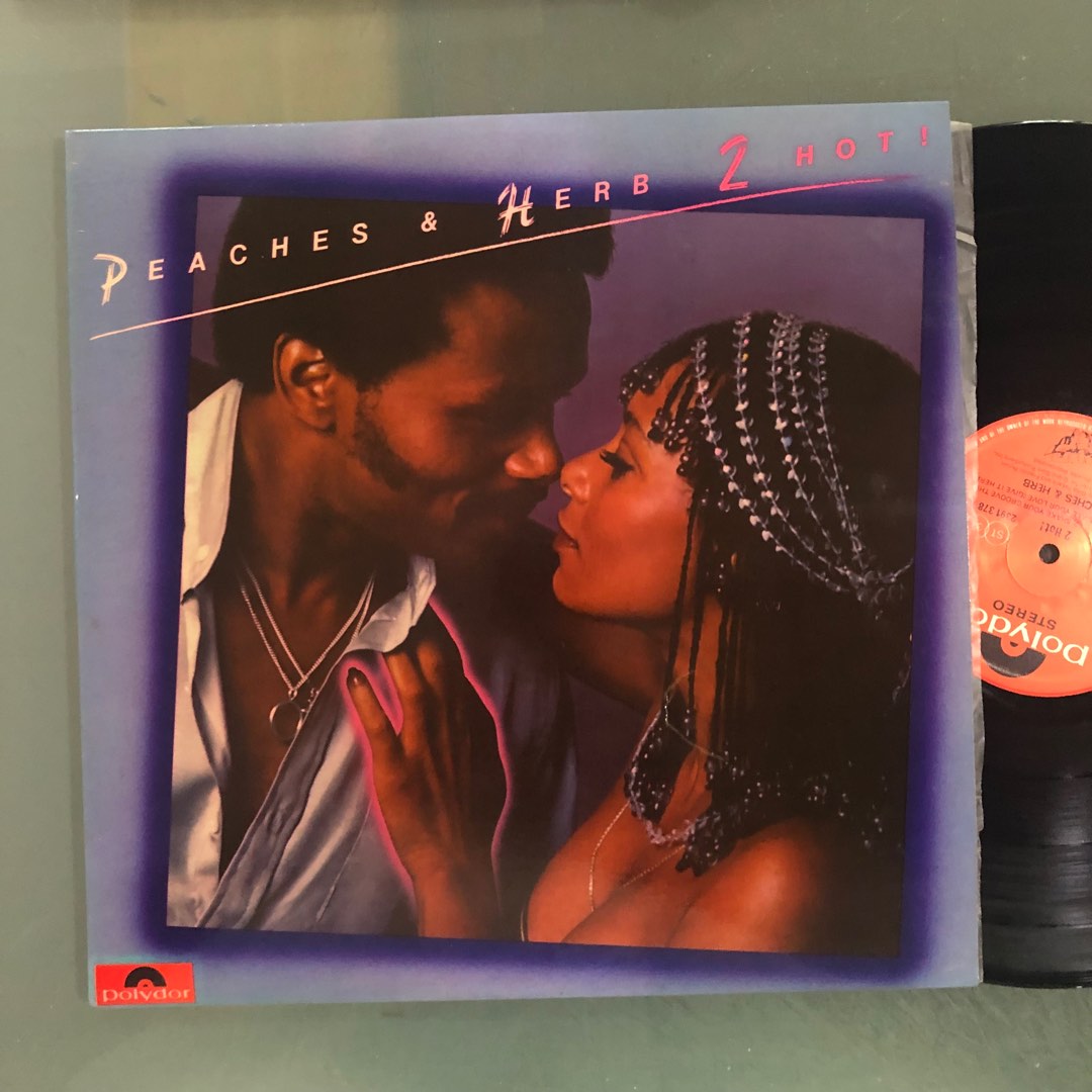 Lp Peaches & Herb (2 Hot), Hobbies & Toys, Music & Media, Vinyls on Carousell