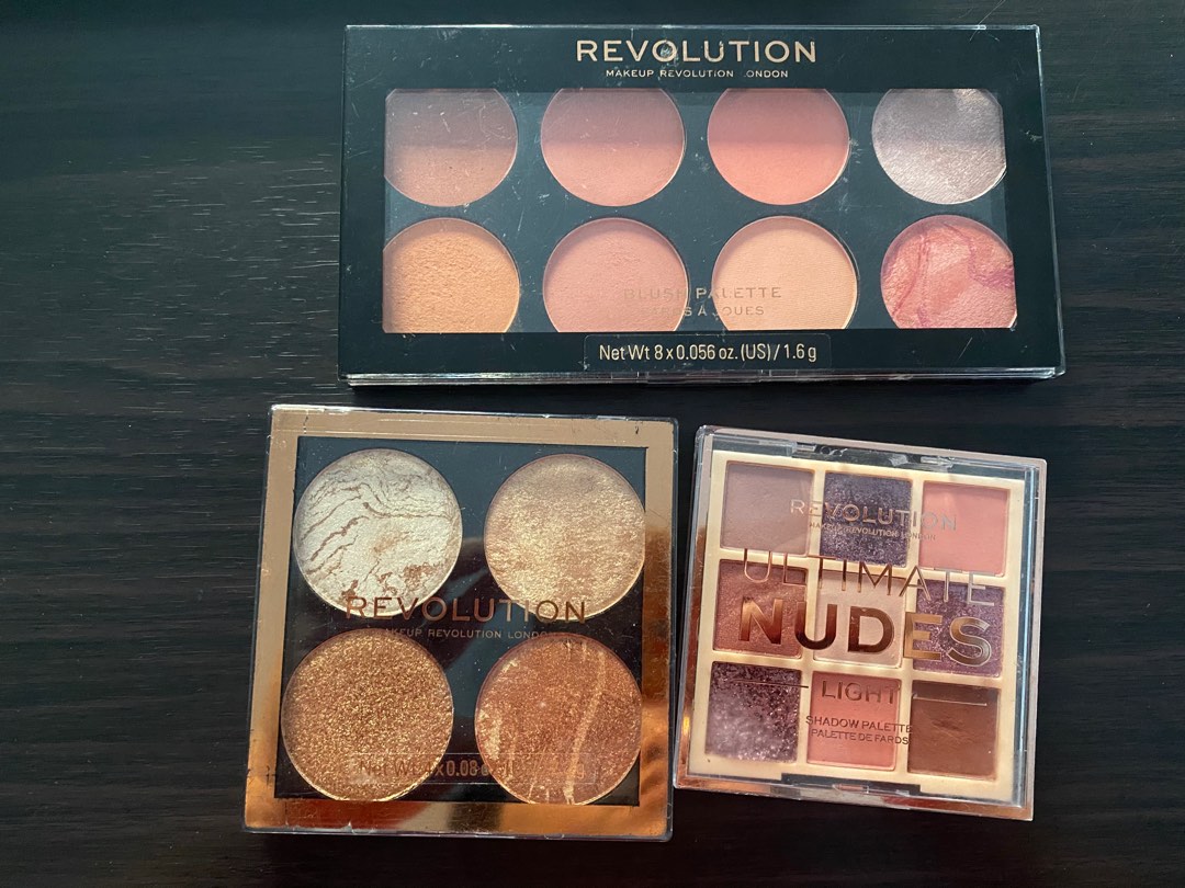 MAKEUP REVOLUTION PALETTES BUNDLE on Carousell
