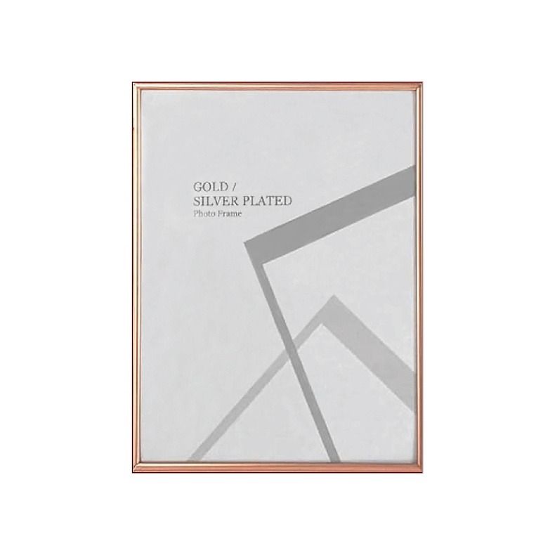 Rose gold top a4 frame