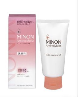 Minon Amino Moist Moist Creamy Wash 氨基酸保濕水潤柔膚潔面 100g