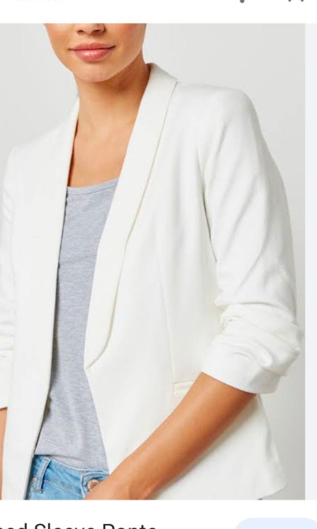 Miss selfridge white blazer hotsell