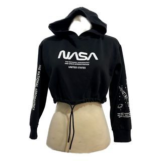 NASA Croppped Hoodie