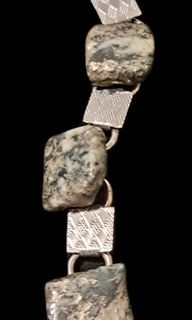 Natural stone bracelet - vintage