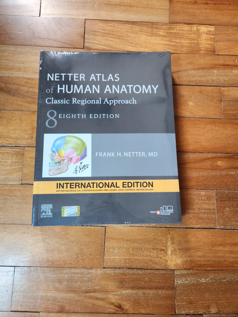 Netter Atlas of Human Anatomy 8th Edition, Hobbies & Toys, Books