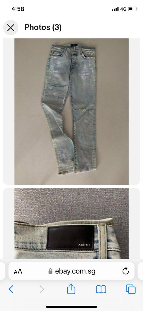 Amiri saint discount laurent