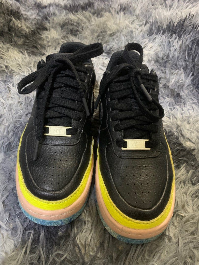 Nike air force 1 shop jester black sonic yellow