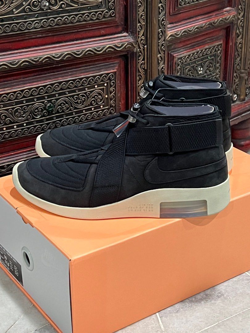 Air fear of god raid black release date hot sale