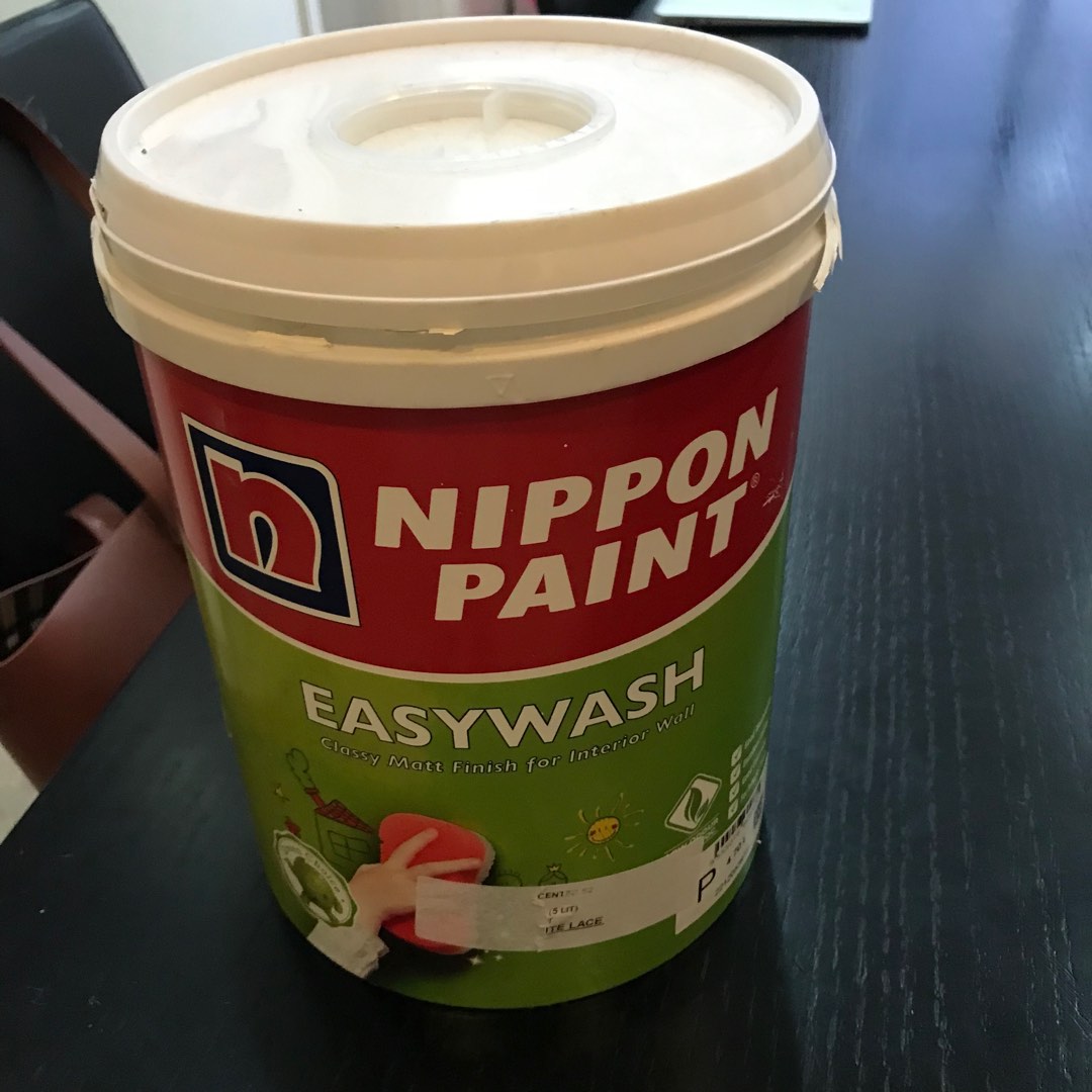 Nippon Paint Easy Wash White Lace, Furniture & Home Living, Home Decor