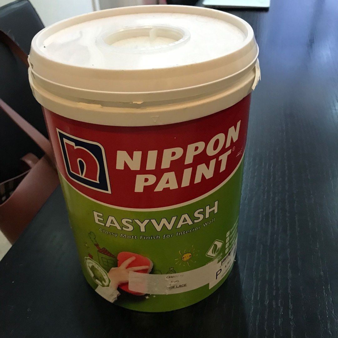 Nippon Paint Easy Wash White Lace, Furniture & Home Living, Home Decor
