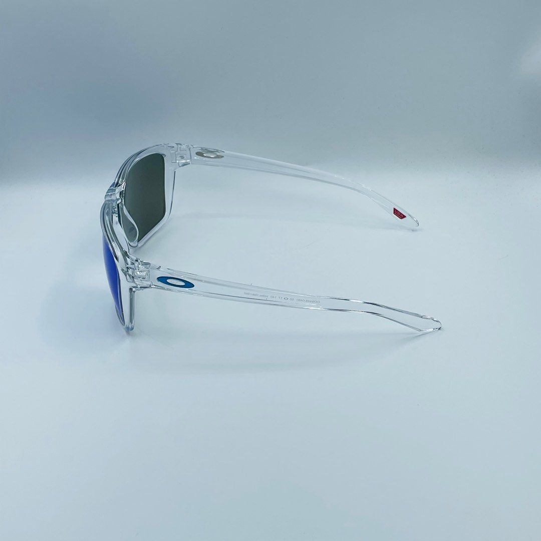Oakley sliver polished store clear sapphire iridium