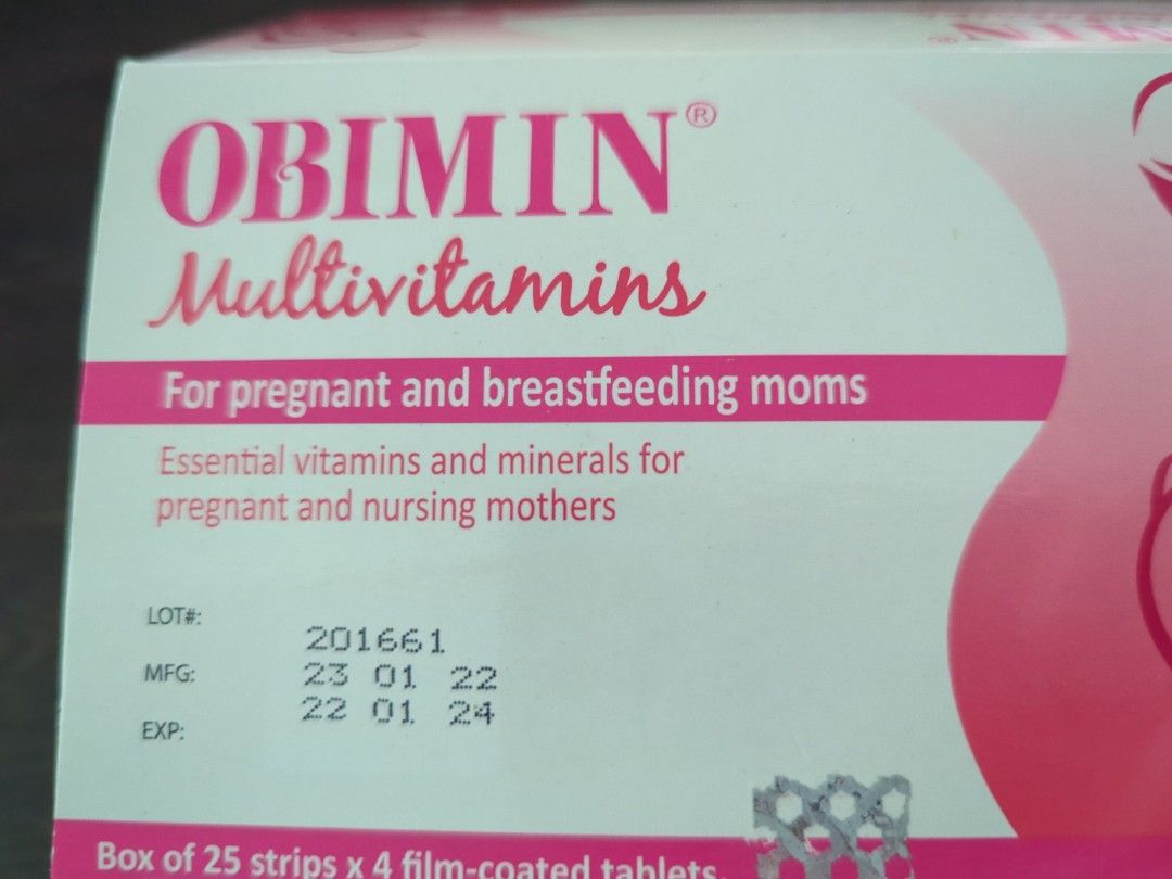 OBIMIN MULTIVITAMINS good for pregnant and breastfeeding moms, Health