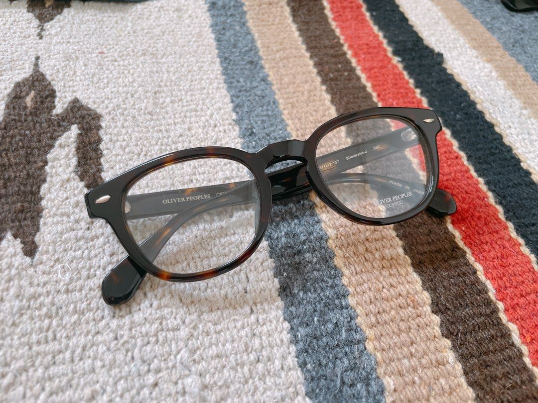 OLIVER PEOPLES - Sheldrake-J 眼鏡, 男裝, 手錶及配件, 眼鏡- Carousell