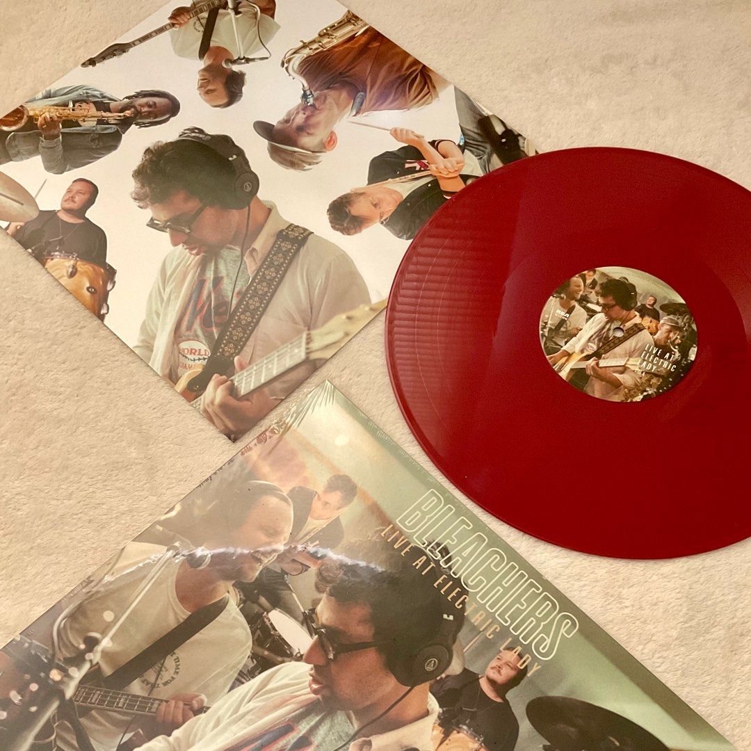 [On Hand] Bleachers Bleachers Live at Electric Lady Fruit Punch Red Vinyl LP Plaka, Hobbies