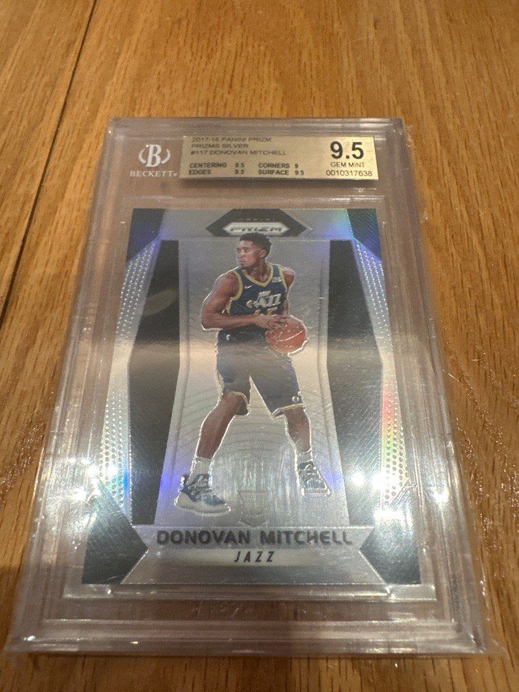 Panini Prizm Silver Donovan Mitchell Rookie Card RC, 興趣及遊戲