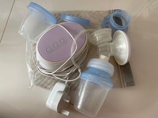 Philips Avent breast pump + 2 containers