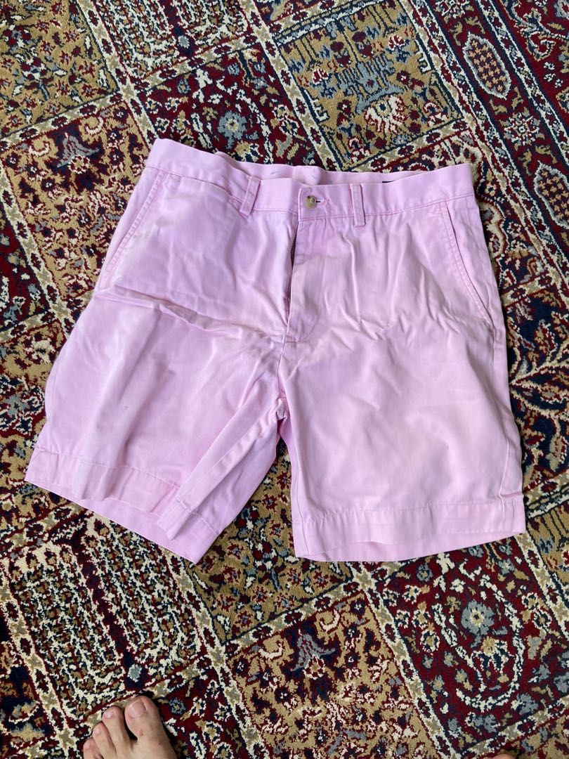 Polo Ralph Lauren golf shorts medium pink, Men's Fashion, Bottoms, Shorts  on Carousell