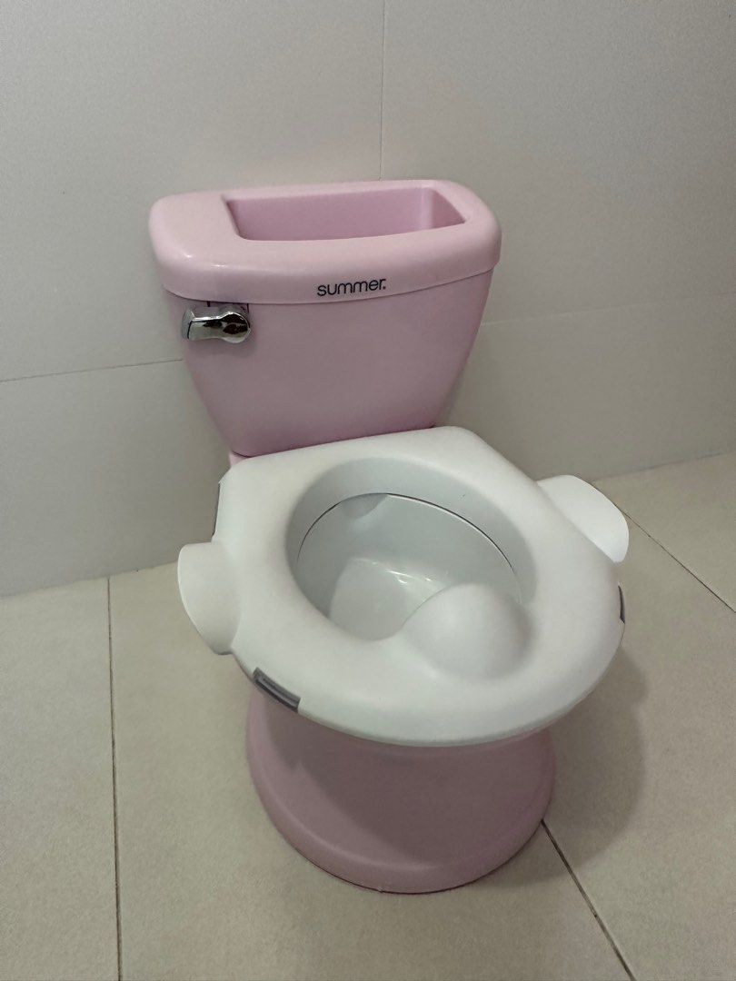 Potty with Flush Sound, Book Storage, Babies & Kids, Bathing & Changing