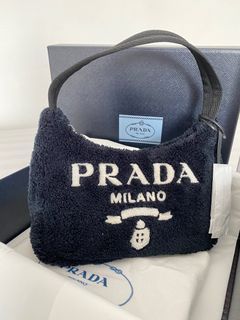 Prada Mini Boston Sling Bag, Luxury, Bags & Wallets on Carousell