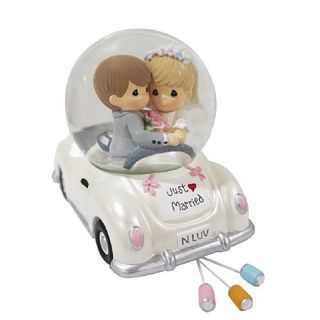 Precious Moments Just Married Musical Waterball