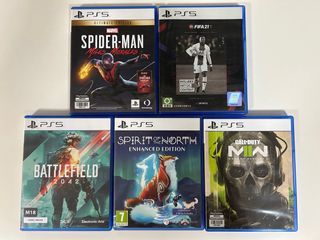 PS5 games disc like new