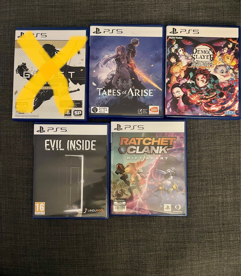 PS5 games sale/trade, Video Gaming, Video Games, PlayStation on Carousell