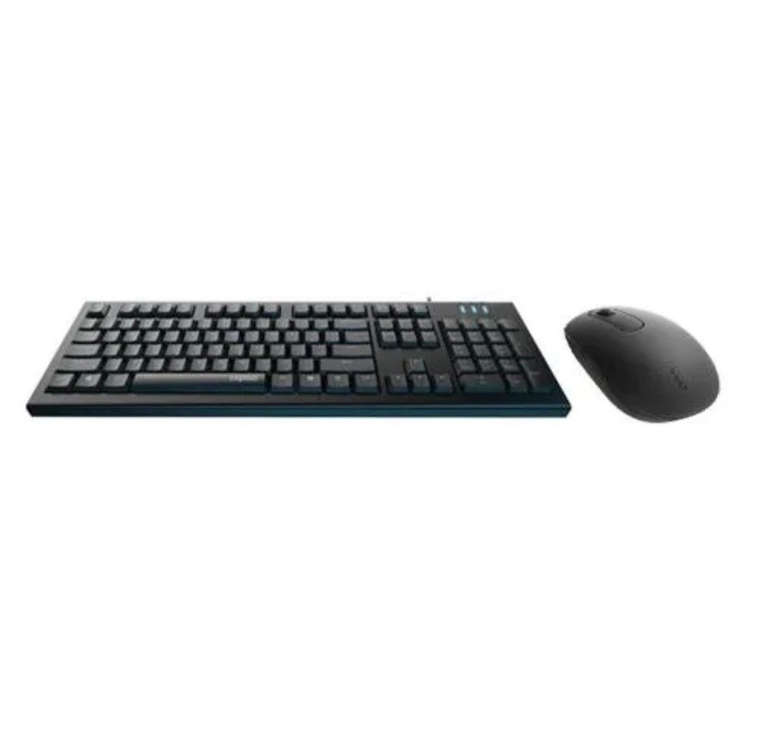 Rapoo X1255 Wired Mouse And Optical Keyboard DPI 1600 (Category: Computer Keyboard) located in Pasig City. Submitted by 3fted_shop_online_abubot (Listing ID 1219994300, Image 2). Description: Rapoo X1255 Wired Mouse And Optical Keyboard DPI 1600 for only 529 pesos! ❤️ Brand: Rapoo ❤️ Condition: Brand New ❤️ Product Positioning: Entry Level ❤️ Key Type: Membrane ❤️ Key Lifetime: 10 Million Times ❤️ Spill-resistant design: Yes ❤️ Backlit: No ❤️ Pro