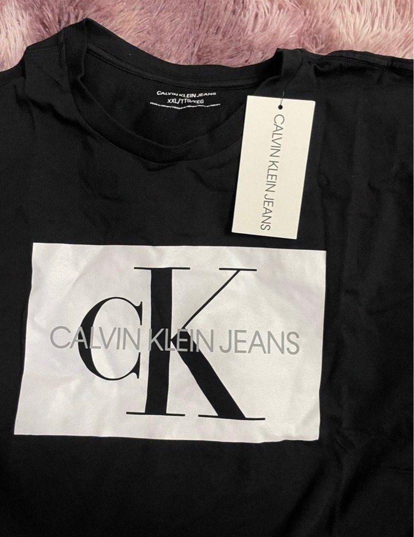 REAL Calvin Klein t shirt ( with tag ), Men's Fashion, Tops & Sets, Tshirts  & Polo Shirts on Carousell