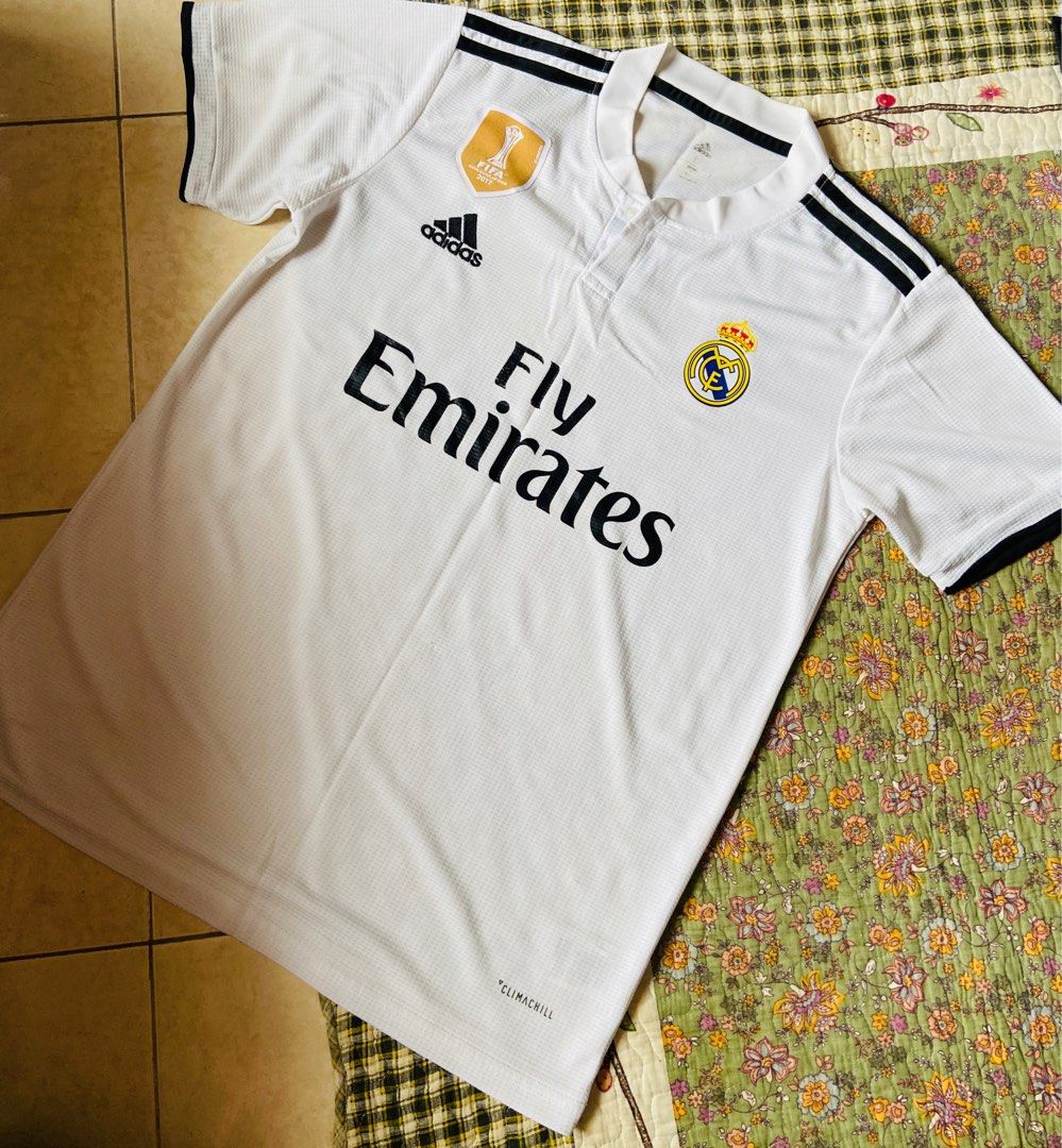 ORIGINAL* M SIZE REAL MADRID PLAYER ISSUE HOME JERSEY 2003/04, Men's  Fashion, Activewear on Carousell