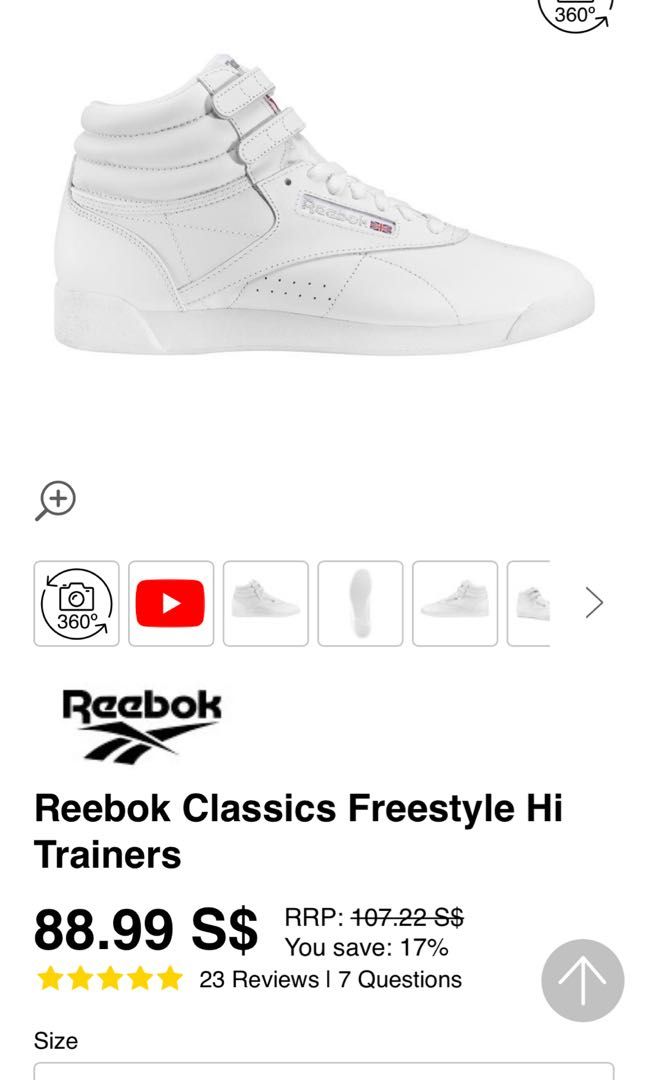 Reebok classic ankle shoes size 10 41