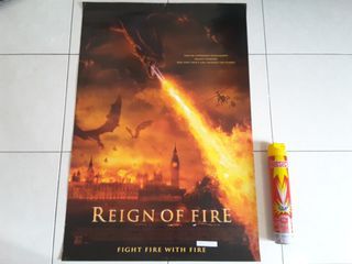 REIGN OF FIRE Limited Edition 2002 Poster Original Movie