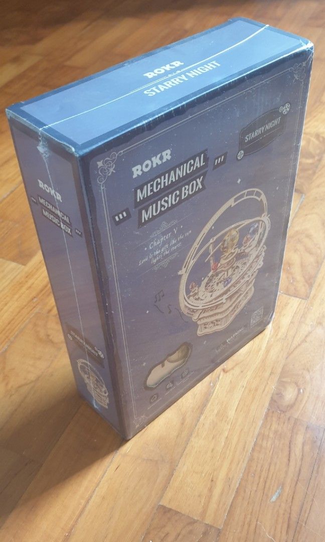 ROKR Starry Night Orrery Mechanical Music Box, Hobbies & Toys