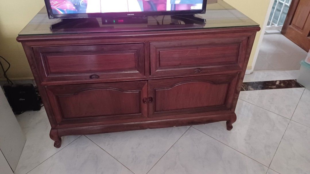 Rosewood TV Console, Furniture & Home Living, Furniture, TV Consoles on