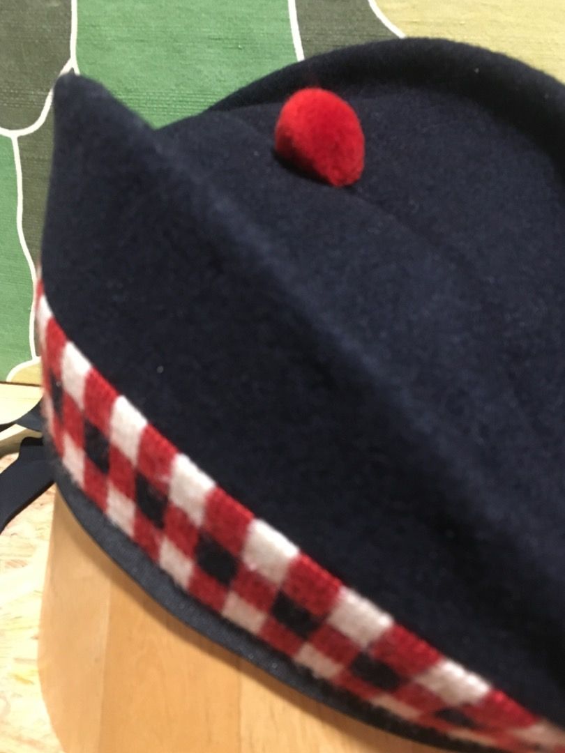 ROYAL BRITISH ARMY Glengarry Hat Scottish Wool Piper Bonnet
