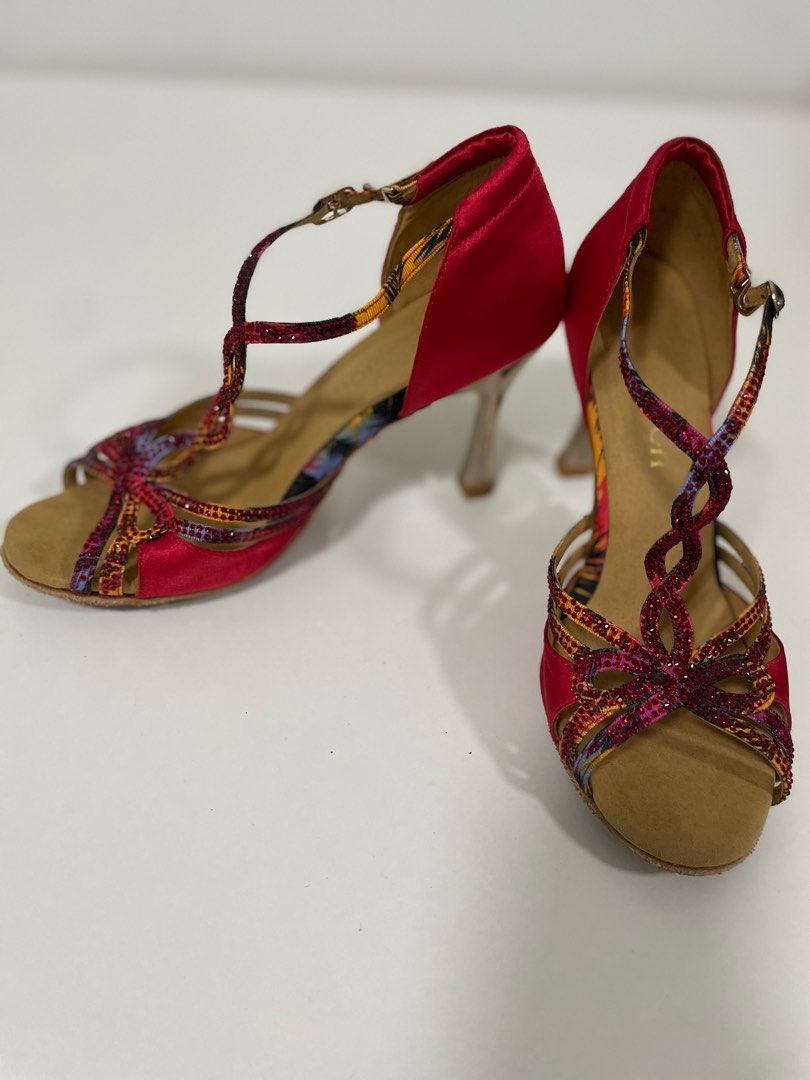 Salsa dance shoes Women s Fashion Footwear Heels on Carousell