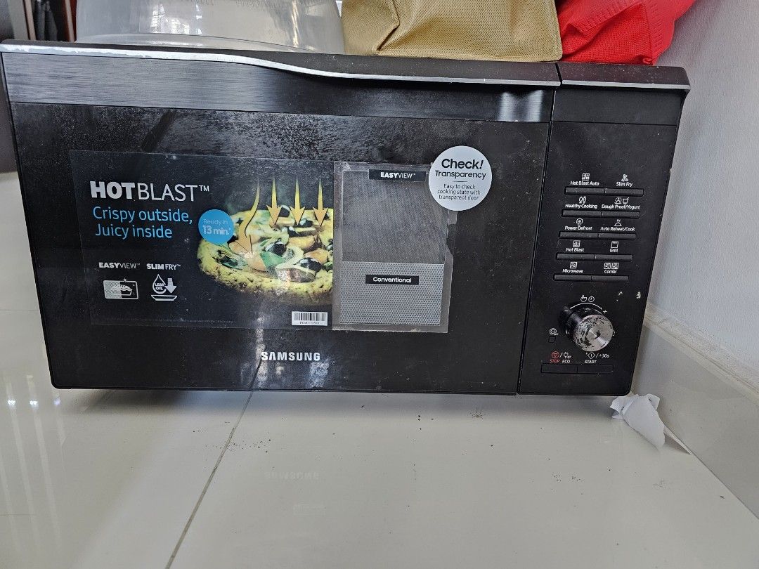 Samsung 28L Convection Microwave Oven with HotBlast, TV & Home