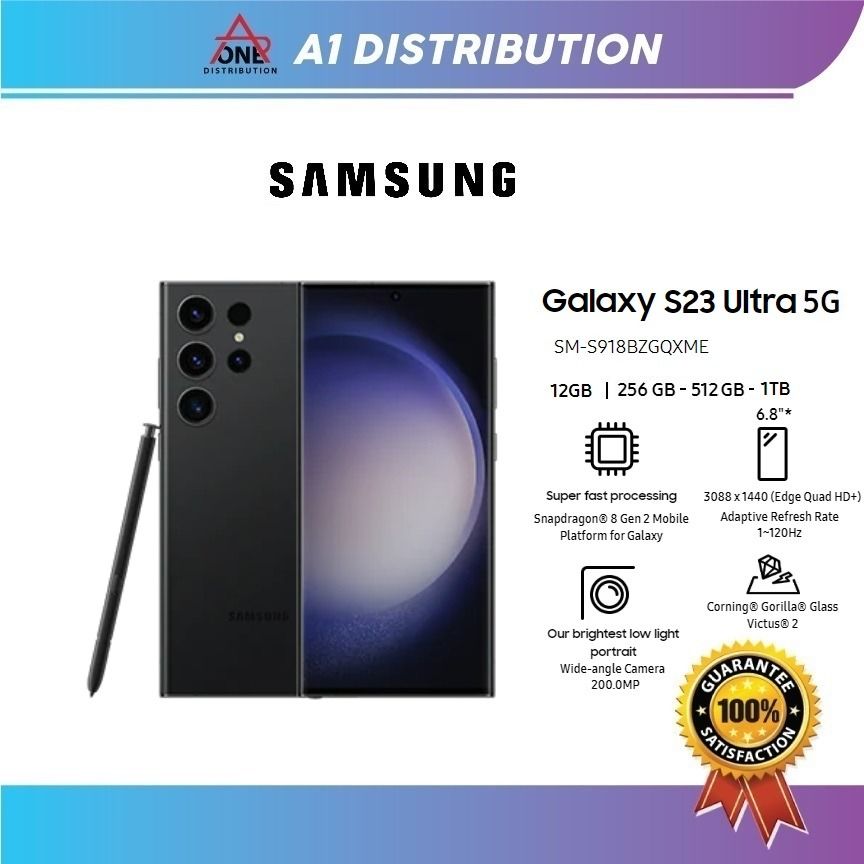 Samsung Galaxy S23 Ultra 512GB S918 Black - buy 