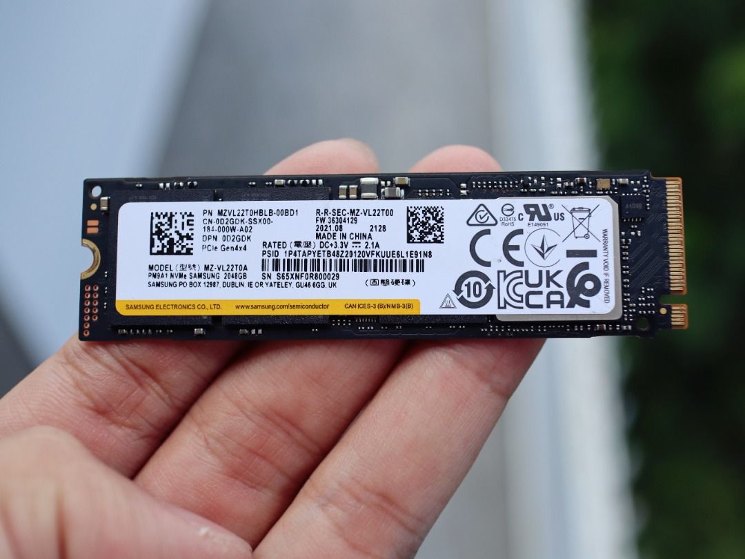 Samsung Pm9a1 2TB Gen4 NVME, Computers & Tech, Parts & Accessories