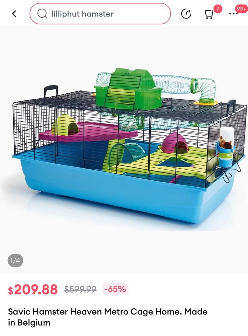 Savic hamster sales heaven metro cage