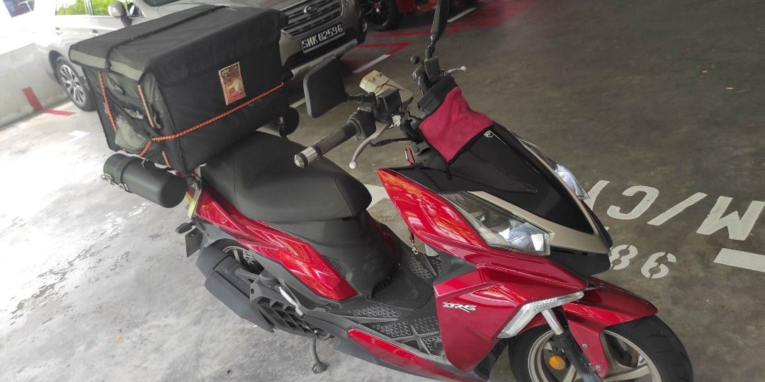 Selling my SYM DRG 158cc RED Scooter, Motorcycles, Motorcycles for Sale