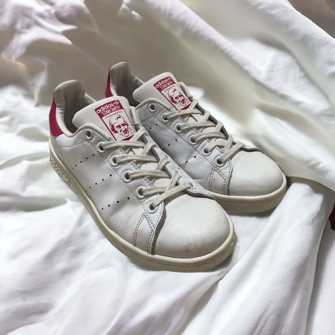 Sepatu Adidas Stan Smith Pink Size 36 Original Shoes Preloved Thrift New
